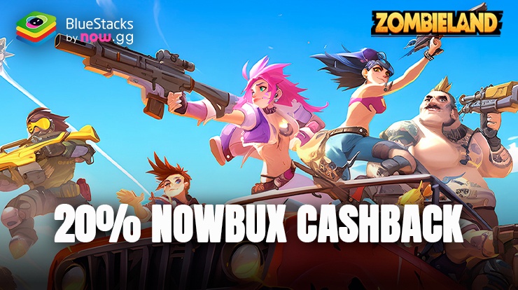 Zombieland: Doomsday Survival: Hol dir bis zu 20% nowbux Cashback und gewinne viel Geld bei den monatlichen Mega-Belohnungen!