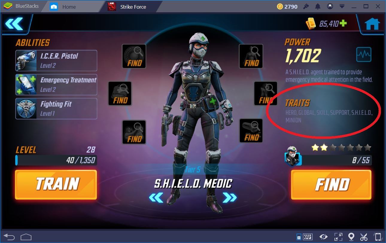 MARVEL Strike Force: Guida ai Personaggi