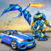 US Police Transform Robot Car Fire Dragon Fight