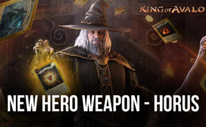 New Hero Weapon Horus and Hero’s Crucible Event Headline King of Avalon Update 13.4.0