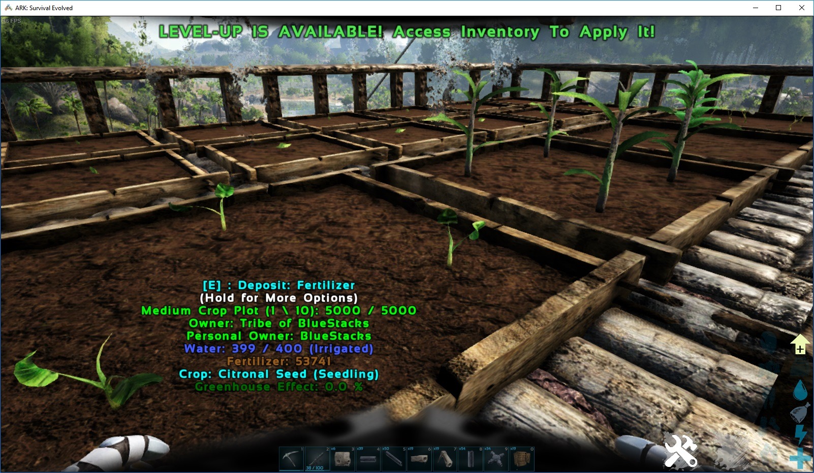 quality of life] Add hotkey to take crops from plots quickly without opening inventory. - Game Suggestions - ARK - Official Community Forums