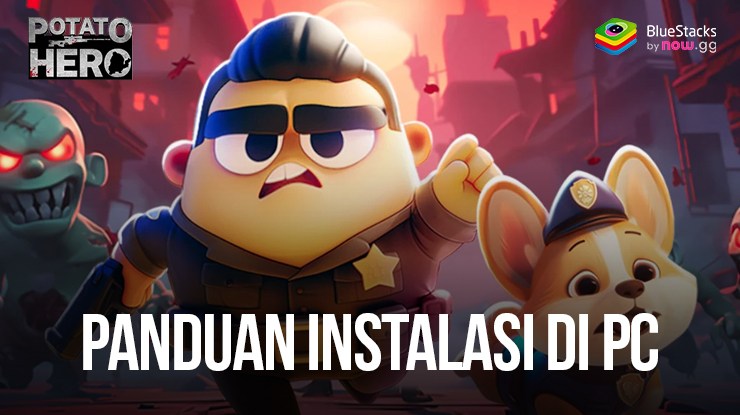 Cara Bermain Potato Hero: Zombie Survival di PC dengan BlueStacks!