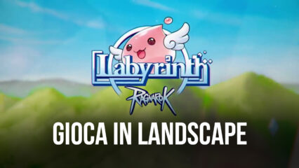 Come giocare Ragnarok: Labyrinth con visuale orizzontale (landscape)