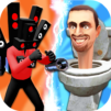 Toilet Monster: Merge Battle