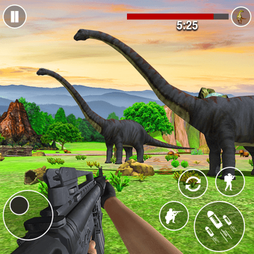 juego de caza de dinosaurios