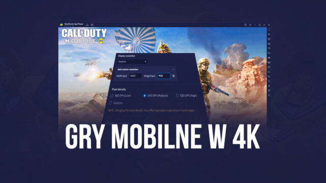 BlueStacks w wersji 5.8 umożliwia granie w gry mobilne na PC w rozdzielczości 4K