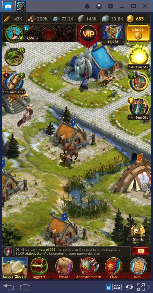 Vikings War of Clans: Truppe e Combattimento