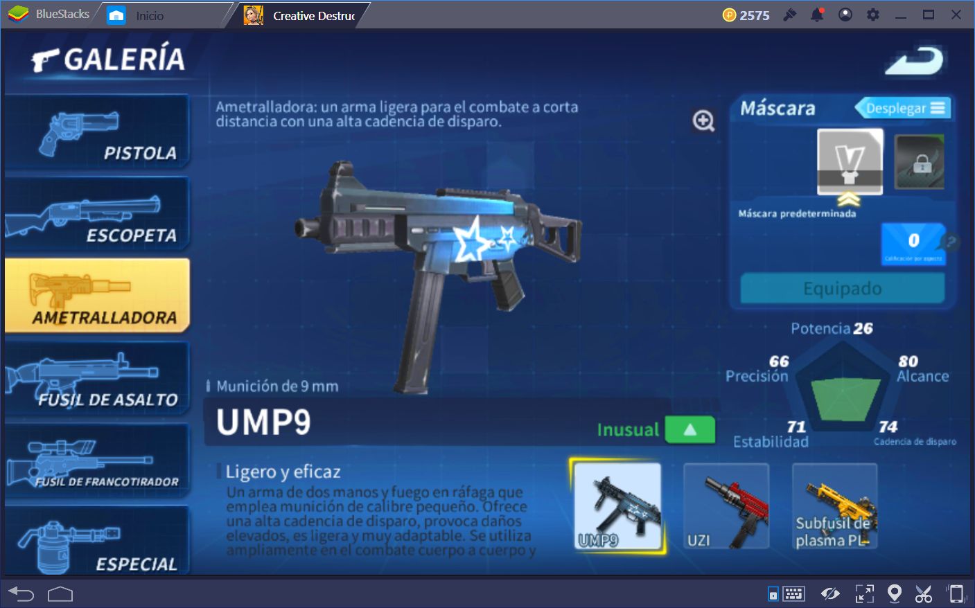 Las Mejores Armas Para Cada Ocasión en Creative Destruction