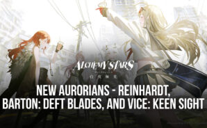 Alchemy Stars – Reinhardt, Barton: Deft Blades, and Vice: Keen Sight Limited-Time Aurorians for 1st Year Anniversary