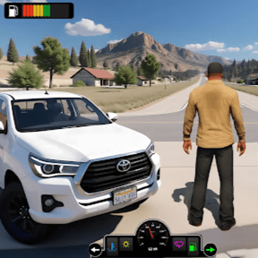 Long Road Trip Car Sim Drive