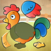 Toddler Kids puzzle - Animals