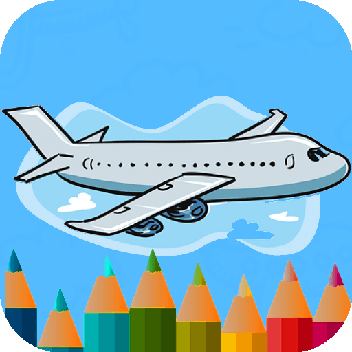 avião colorir companhia aérea