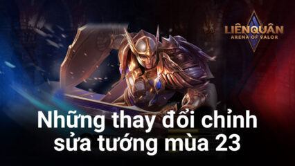 Liên Quân Mobile: Những thay đổi trong đợt chỉnh sửa tướng mùa 23