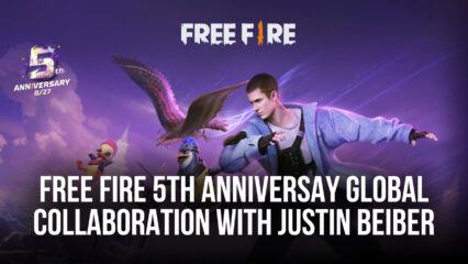 Garena Free Fire Announces Upcoming Justin Bieber Collaboration as Part of 5th Anniversary Celebrations