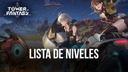 Lista de niveles, armas y personajes de Tower of Fantasy para el lanzamiento mundial