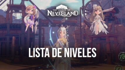 Clasificación de las Mejores Adas de las flores en una lista de niveles para The Legend of Neverland