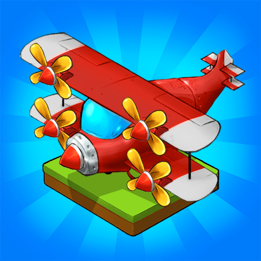Merge Airplane: Cute Plane Merger
