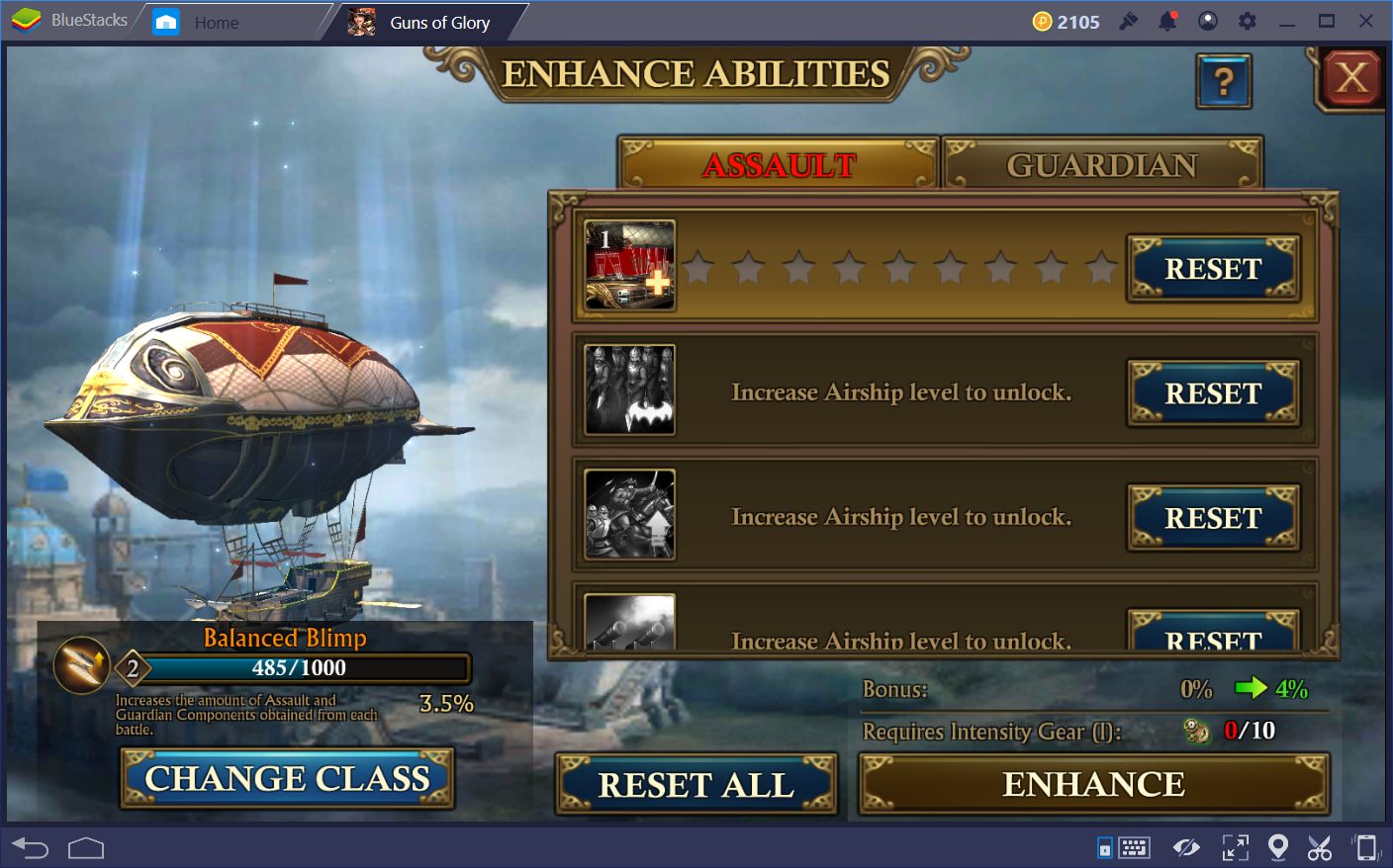 A Guide to the Airship in Guns of Glory on PC