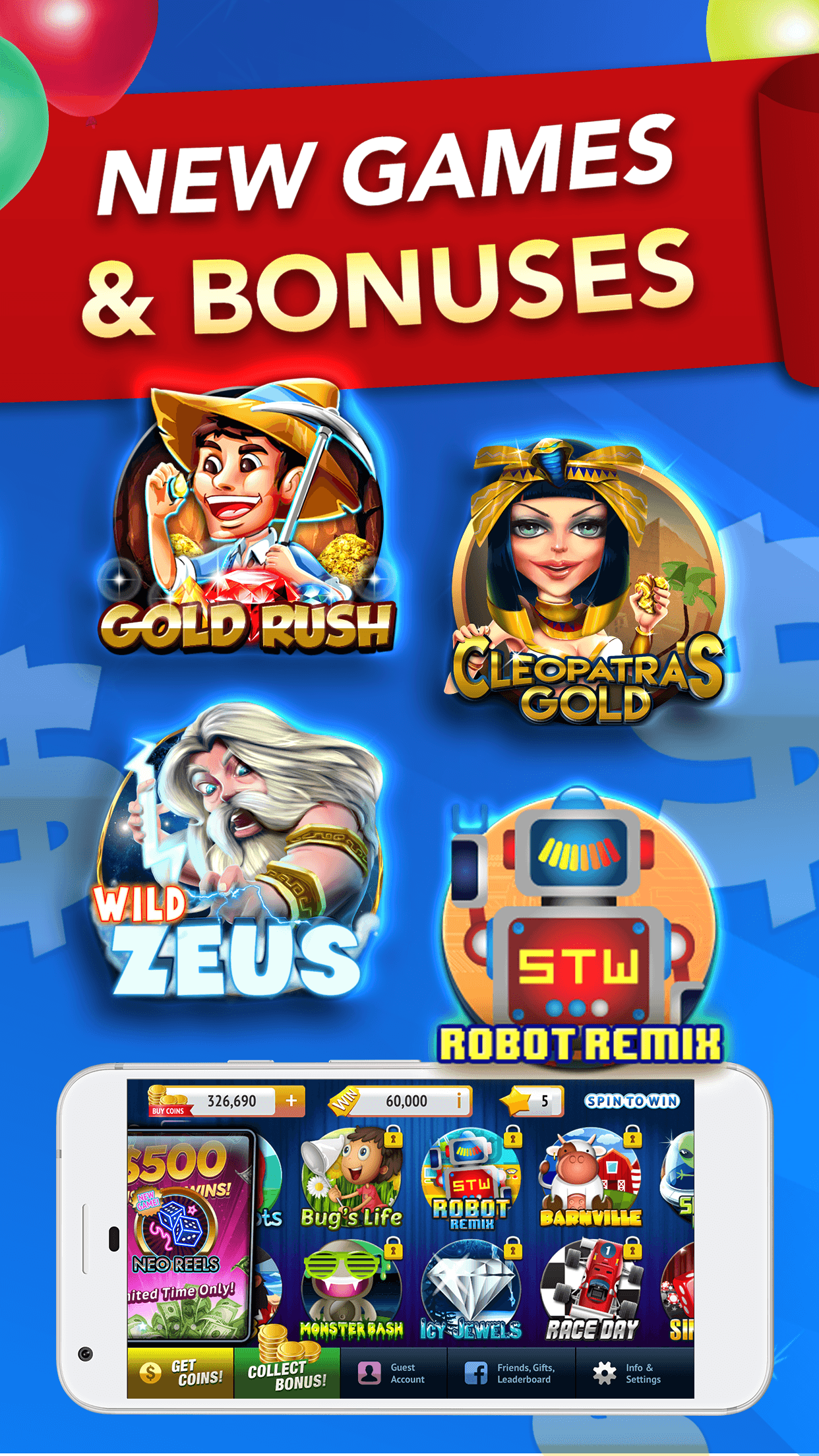 Classic Slot Games: For the nostalgic veterans who enjoy the traditional casino-style games, we supply over 3-reel free slots no download games and two-dimensional machines.They are usually not abundant with bonuses, but they are easy to use as they consist of a few lines and rows.Double Diamond and Super Hot Deluxe are currently one of the hottest old-school games, and you can find /5.