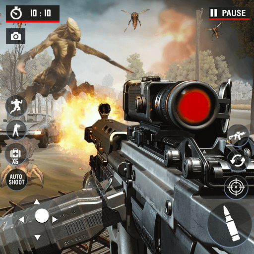 Jogo de Guerra de Zombie Tiro