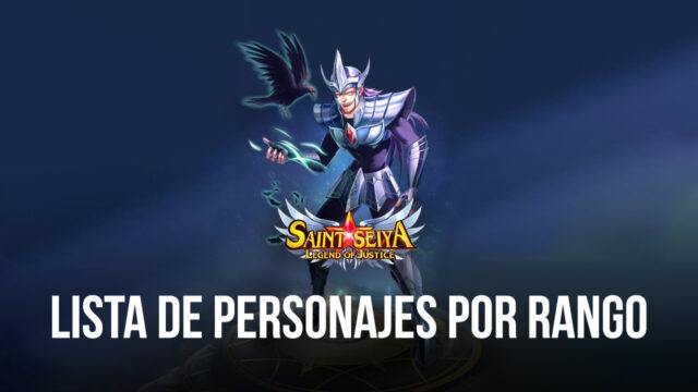 Saint Seiya: Legend of Justice Tier List con los mejores personajes del juego