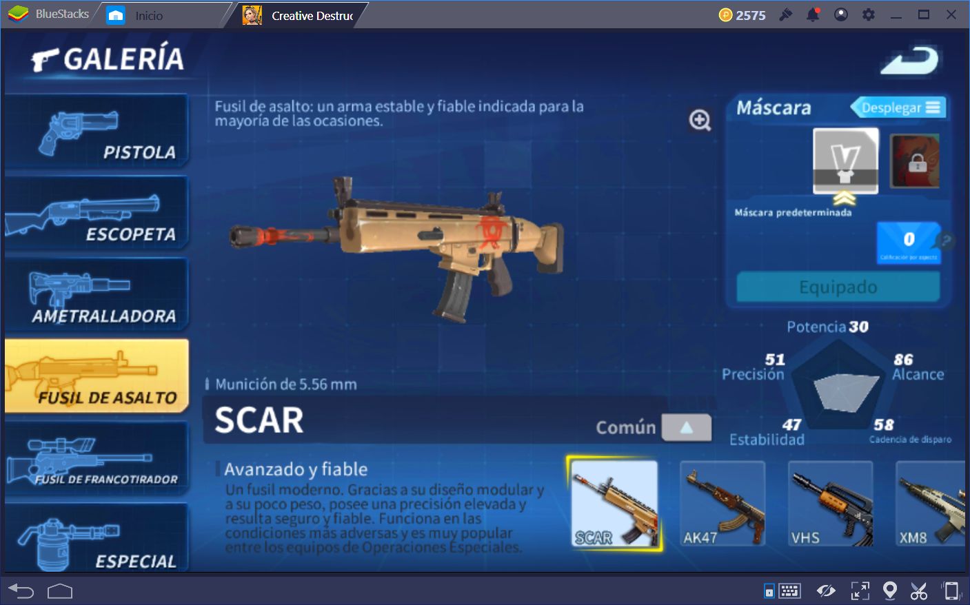 Las Mejores Armas Para Cada Ocasión en Creative Destruction