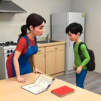 Schuljunge: Lebenssimulator