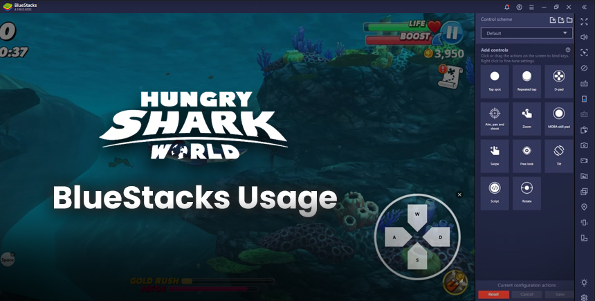 Everything you need to know about playing Hungry Shark World on PC with BlueStacks
