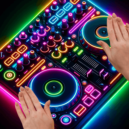 Pencampur musik DJ・Pengaduk DJ