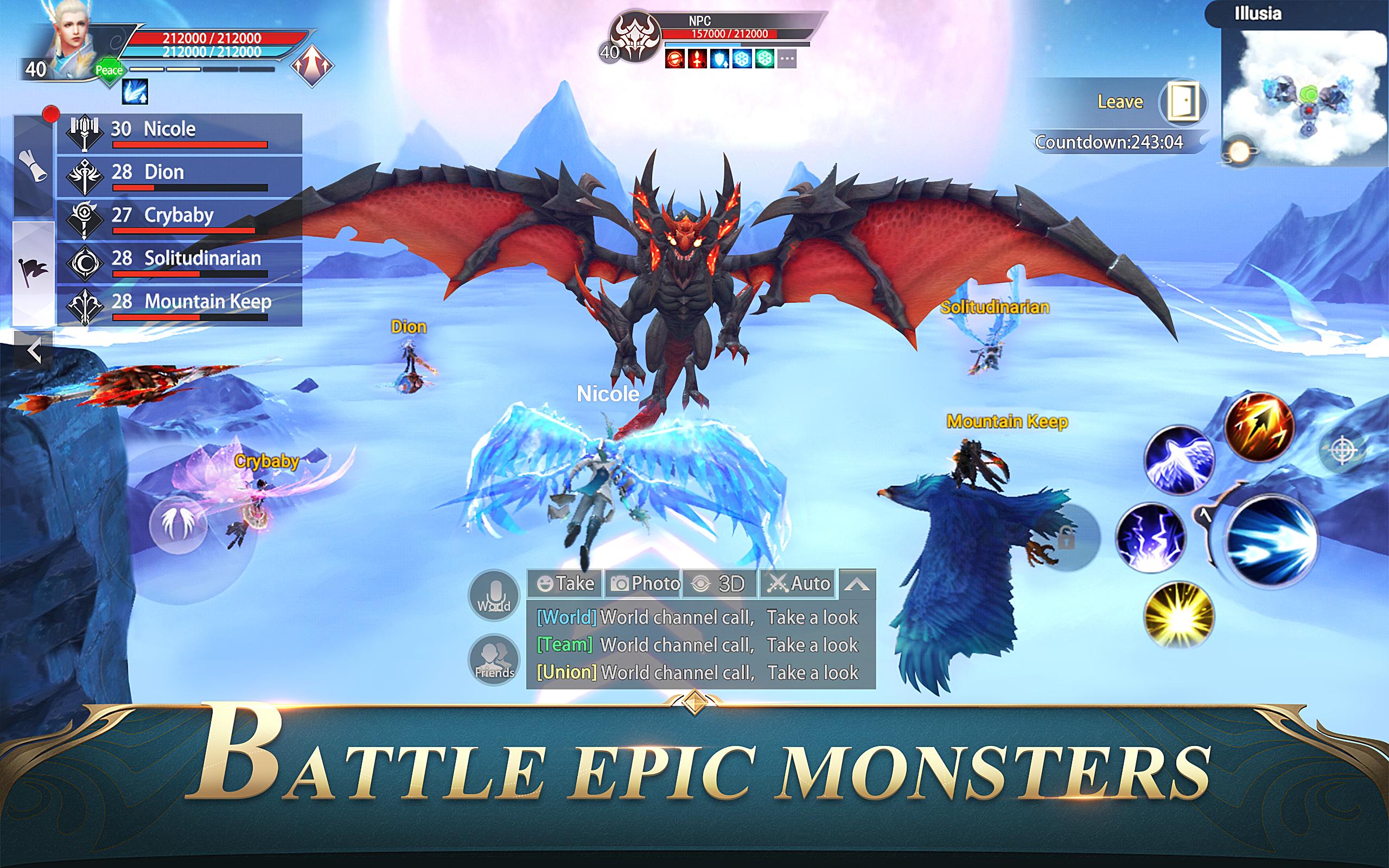 Hasil gambar untuk gambar game perfect world mobile