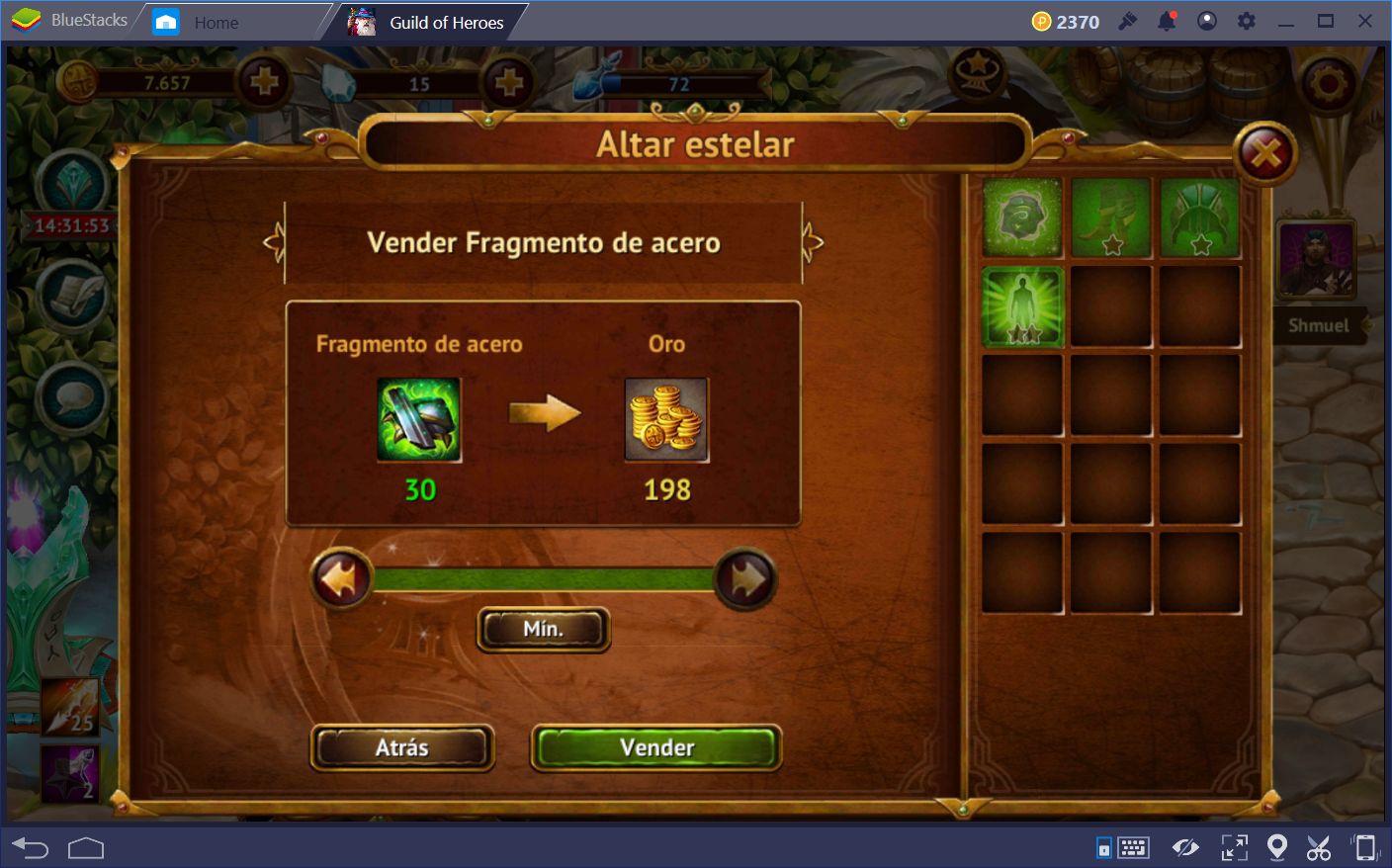 Guía Para el Altar Estelar en Guild of Heroes