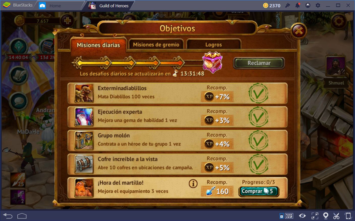 Trucos y Consejos Para Guild of Heroes