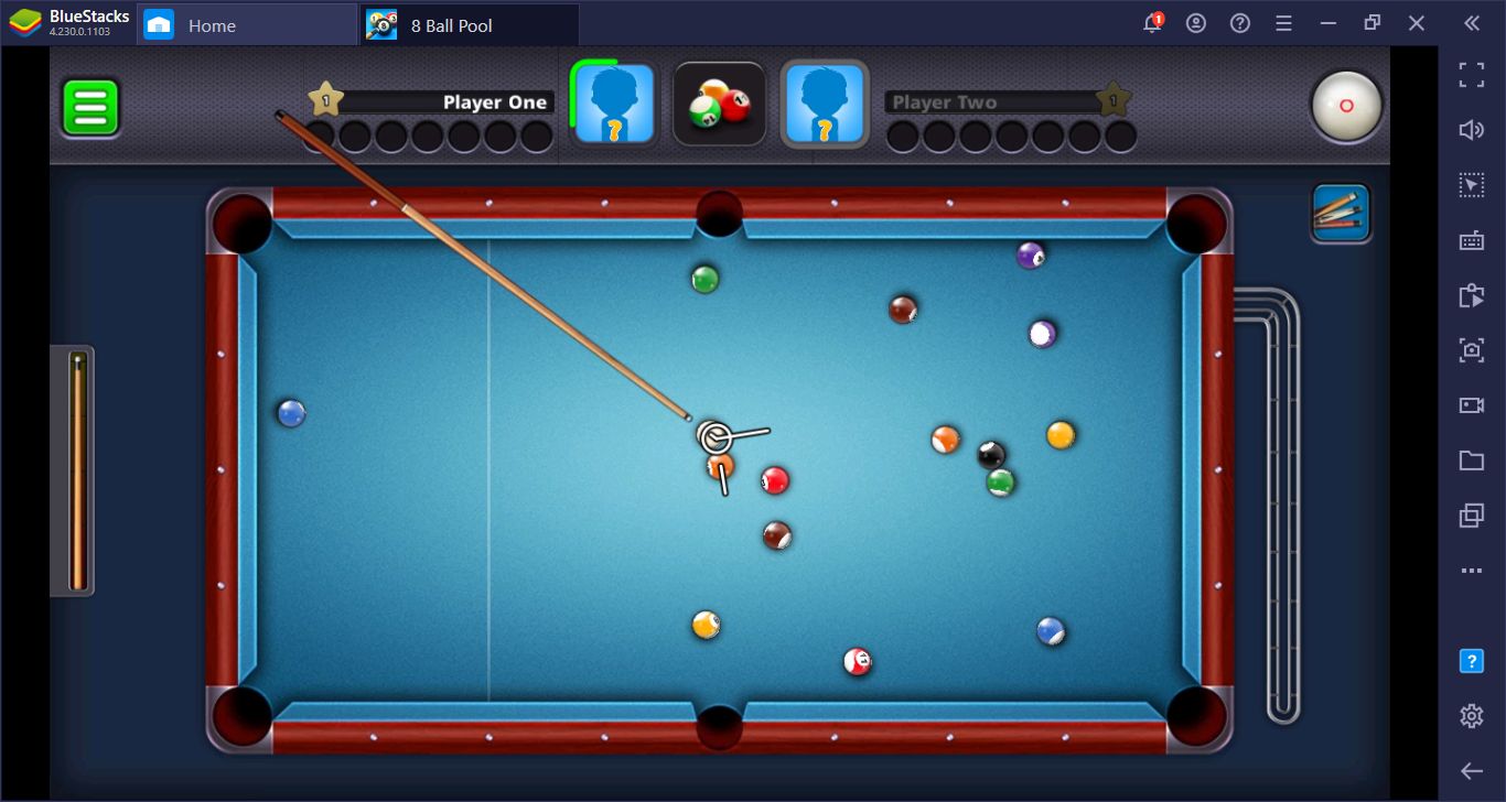 8 Ball Pool Indoor Game Setup