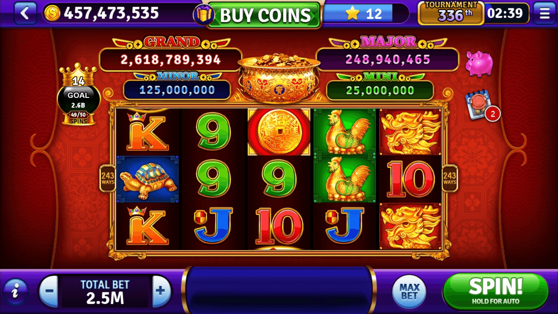 Jackpot party free slot games for kids