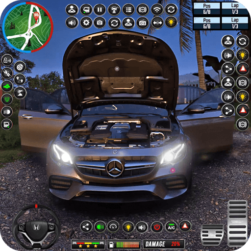US School Car Game: Car Drive