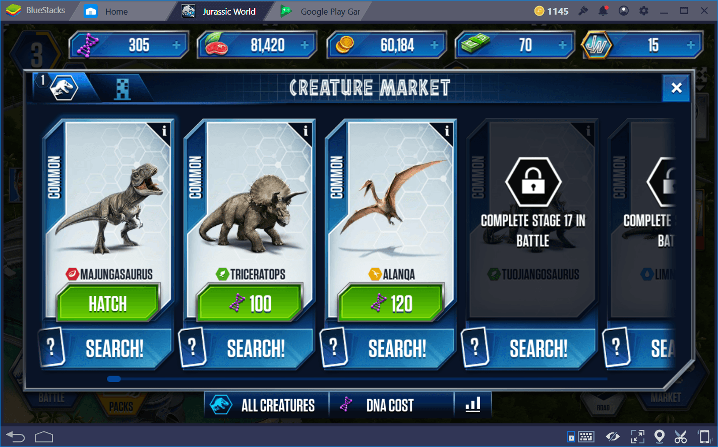 Getting Started in Jurassic World: The Game