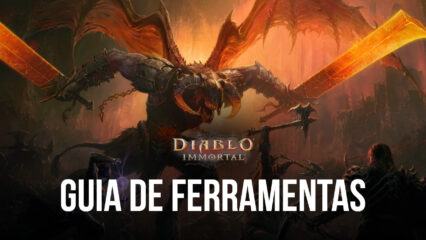 Ferramentas BlueStacks para jogar Diablo Immortal no PC com mais conforto e comodidade