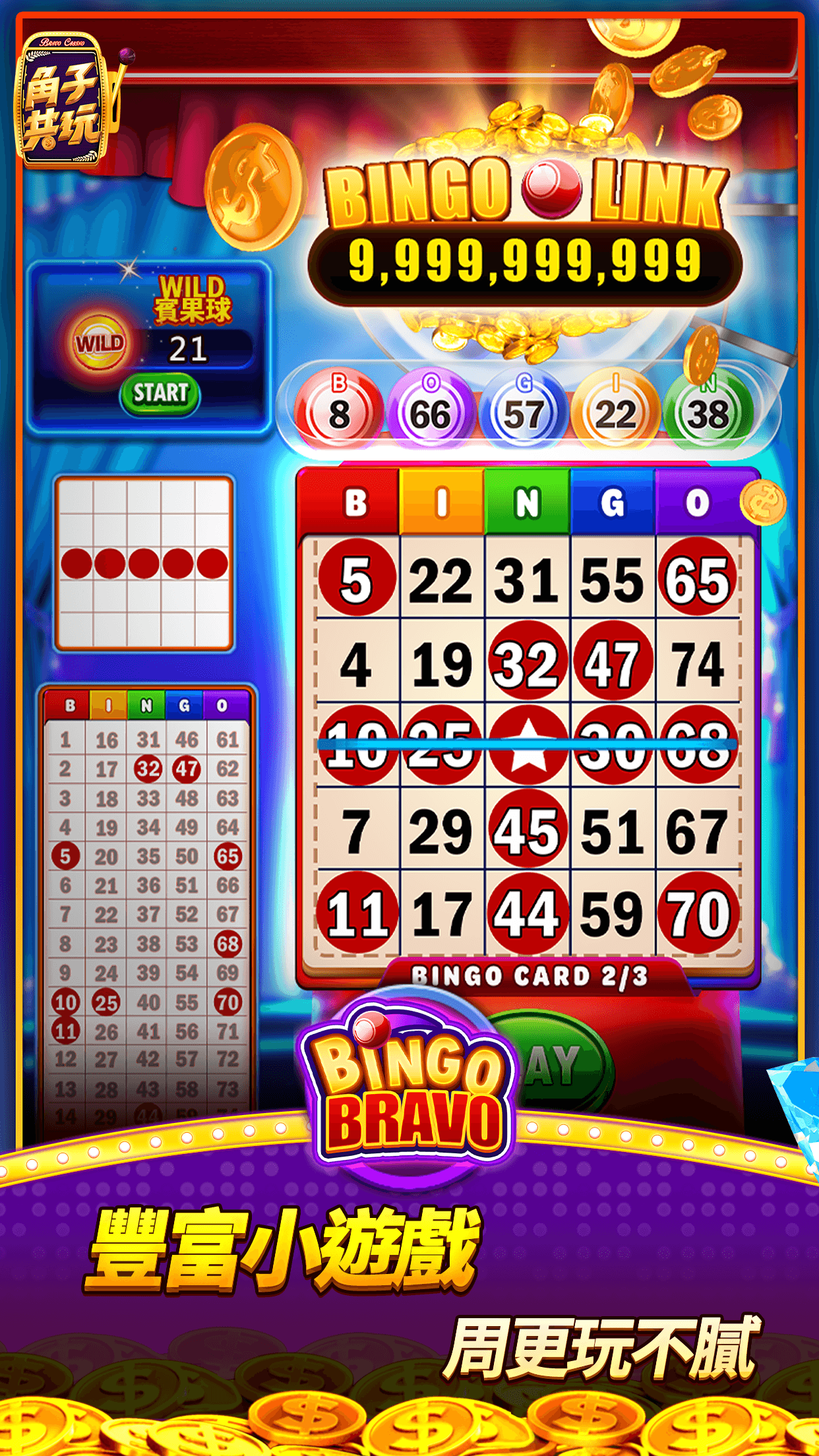 角子共玩-777 賭場娛樂城Casino Slot老虎機- 下載遊玩PC 或Mac 版本(模擬器)