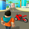 Obby Bike Driving City Parkour