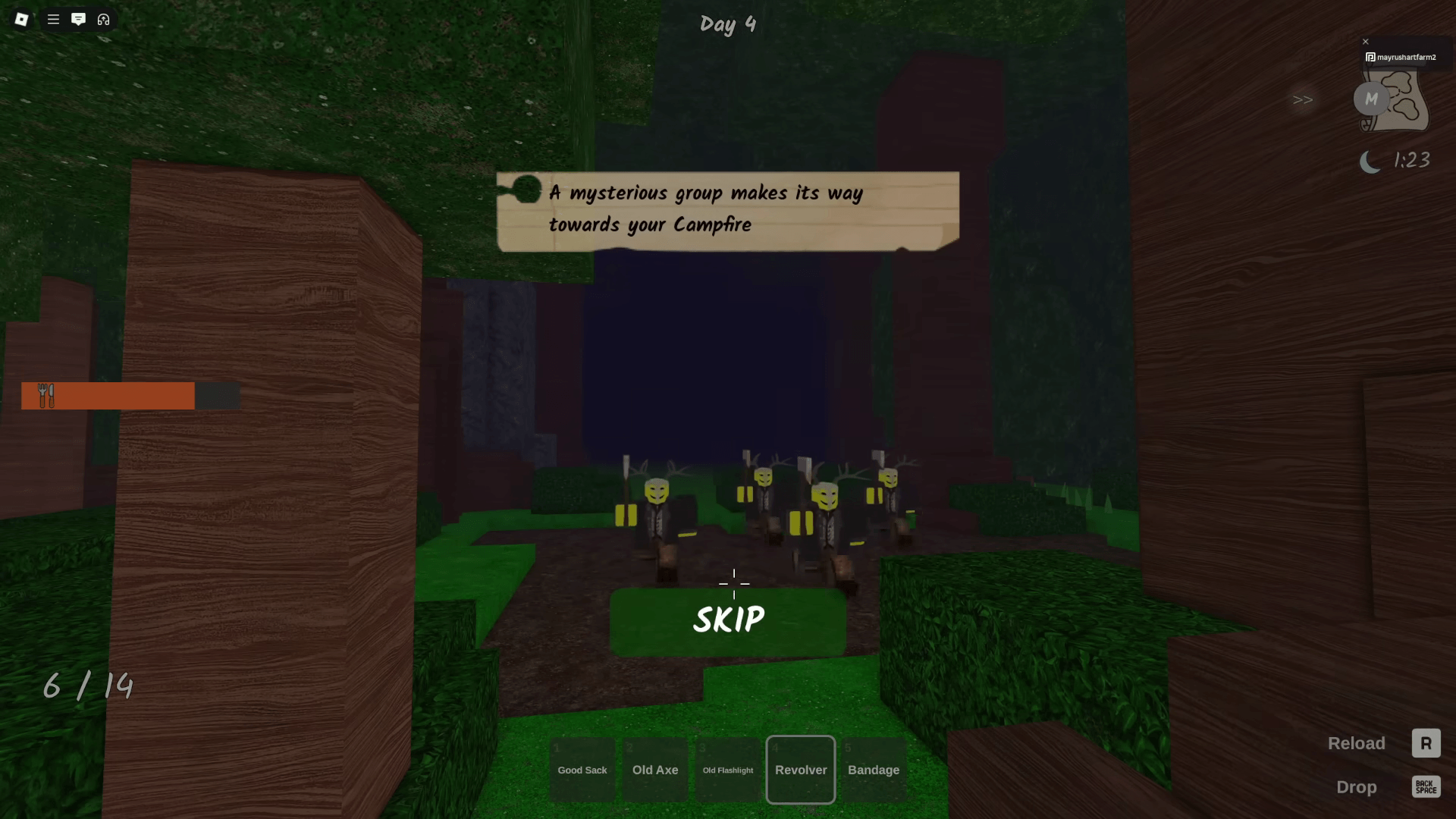 Как выжить в игре 99 ночей в лесу (Roblox: 99 Nights in The Forest)