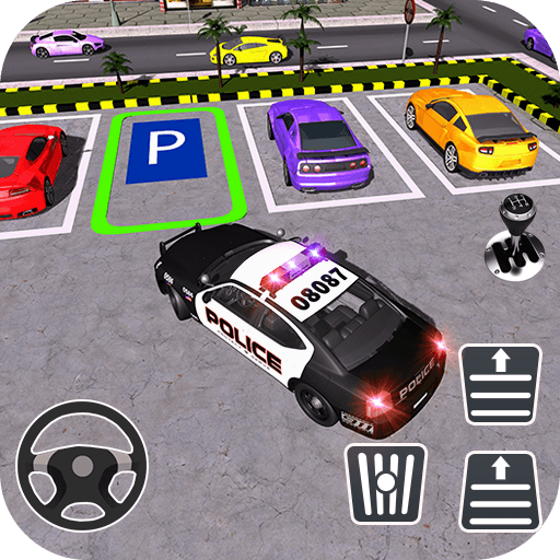 Police Car Parking City Highway: Car Parking Games