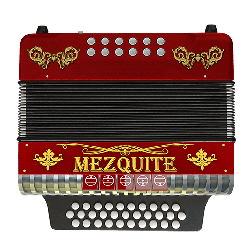 Mezquite Acordeón Diatónico