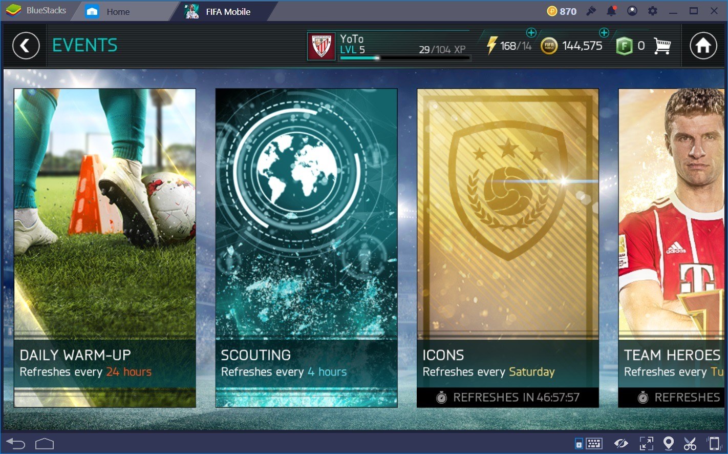 FIFA Fu ball FIFA Mobile Events Guide BlueStacks