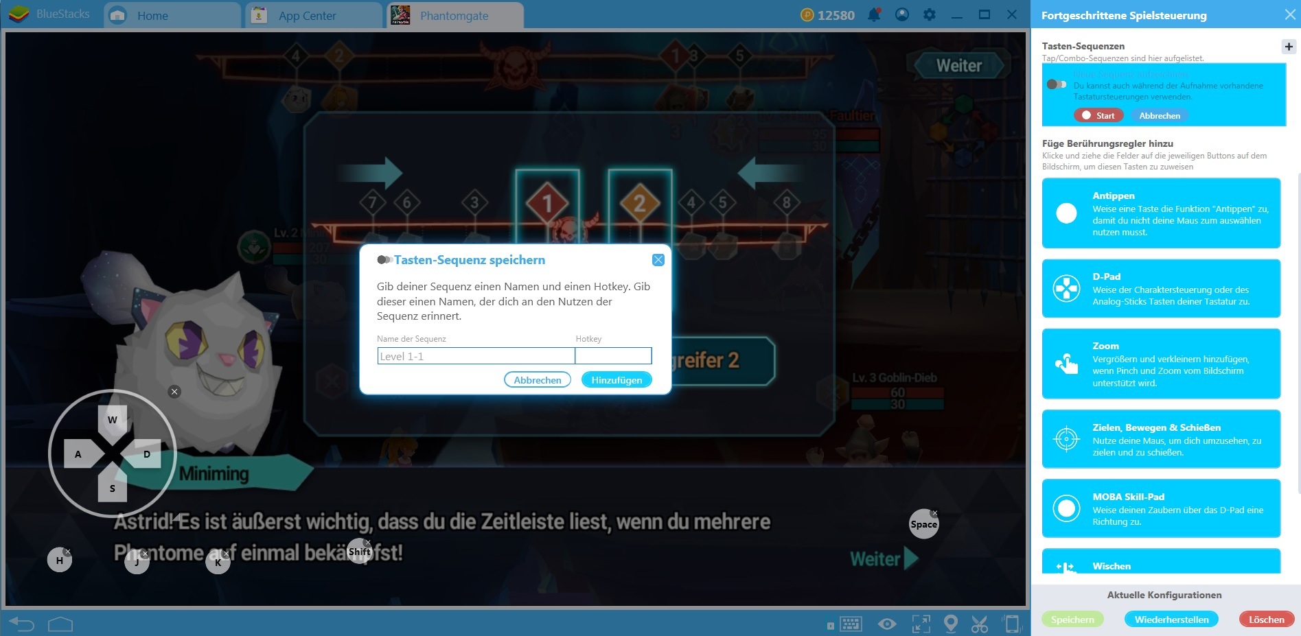 Tastensequenzen für BlueStacks 4.2: Nimm deine Aktion auf und spiel sie danach wieder ab- mit nur einer Taste