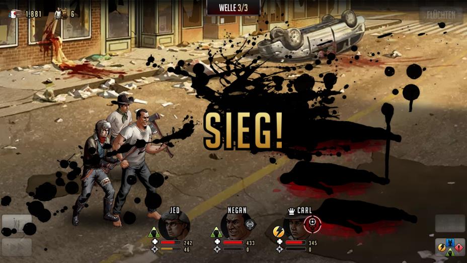 Fortschritte machen in The Walking Dead: Road to Survival