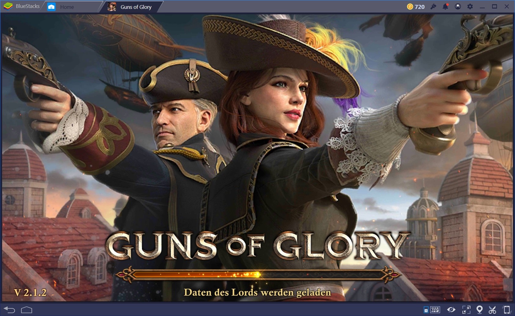 Boosts durch das Wächtergebäude in Guns of Glory