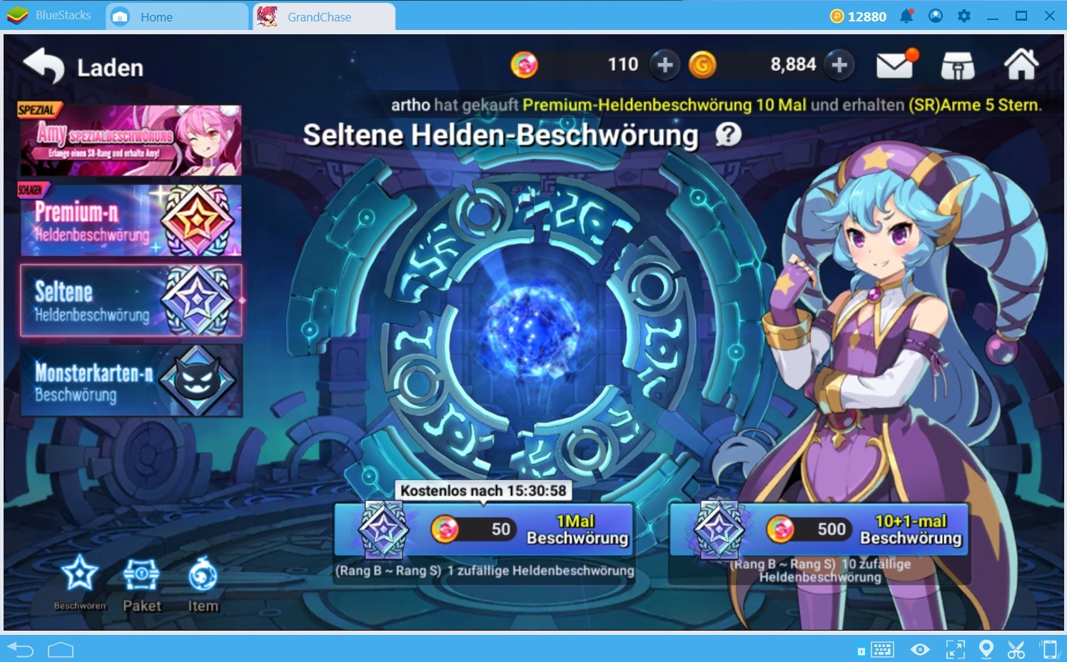 GrandChase Helden & Beschwörungsguide