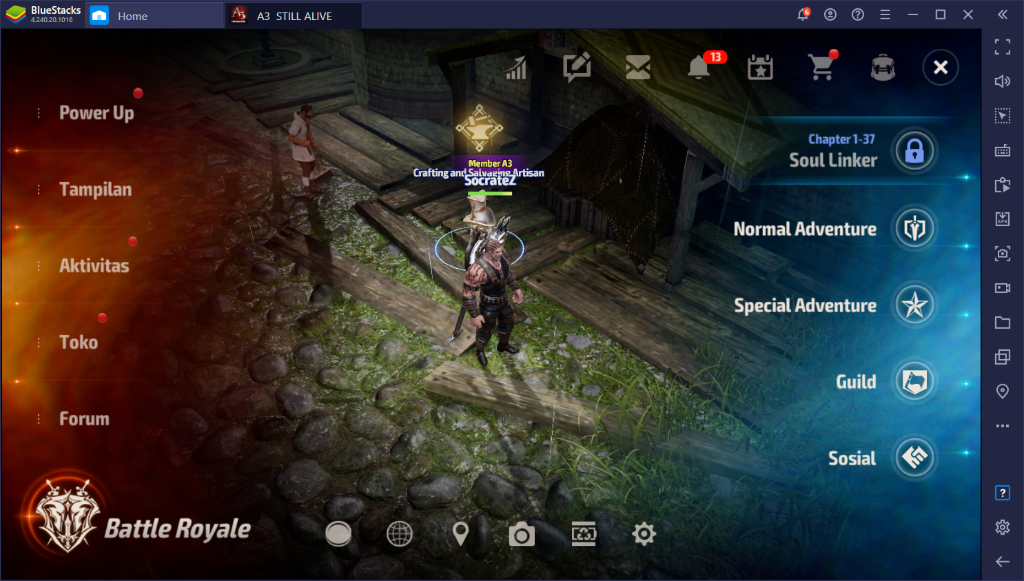 Nikmati Kombinasi MMORPG & Battle Royale di A3: Still Alive di PC dan Mac dengan BlueStacks