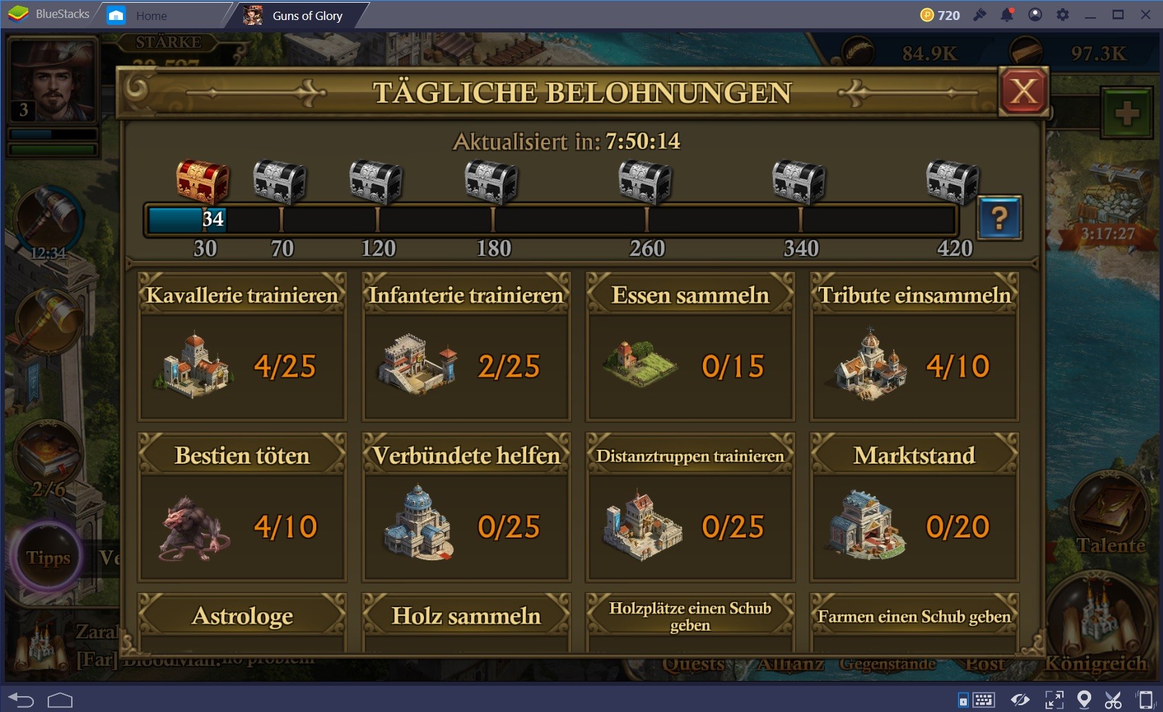 Wie man ein effizientes Königreich in Guns of Glory errichtet  (Teil 1)