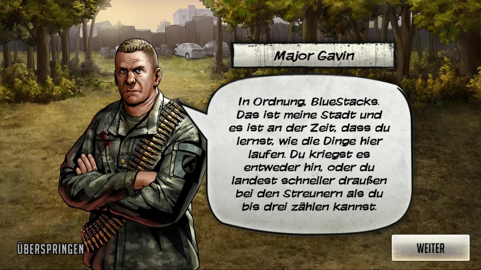 Stadtverwaltung in The Walking Dead: Road To Survival